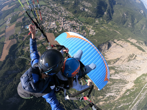 Luc en Diois vu du ciel ..